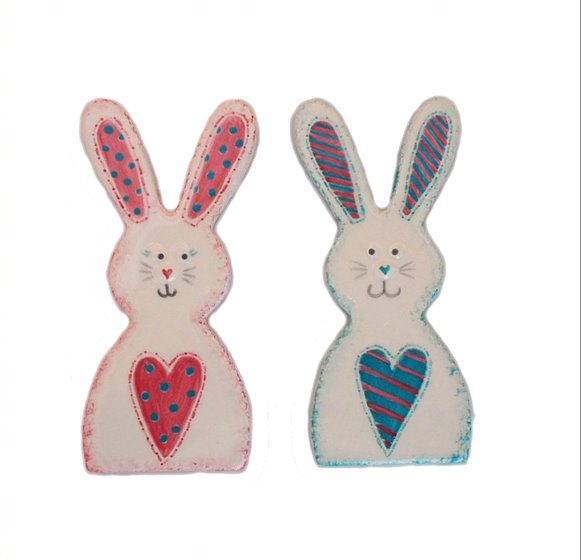 Bunny / Rabbit (freestanding 14cm H)